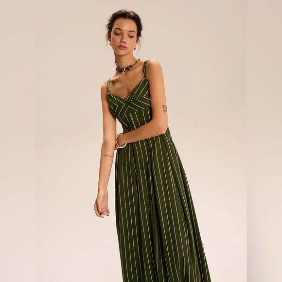 Commense Striped Maxi Dress - Picture 2 of 13